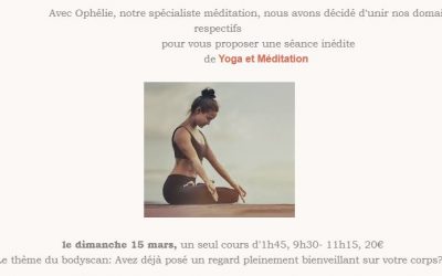 Atelier Yoga et Méditation – 15 Mars Casa Yoga